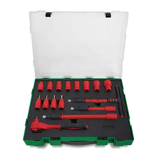 Bộ cần xiết và đầu tuýp 3/8